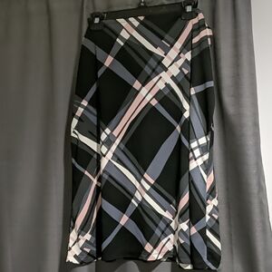 Vintage Midi skirt. Geometric stripes